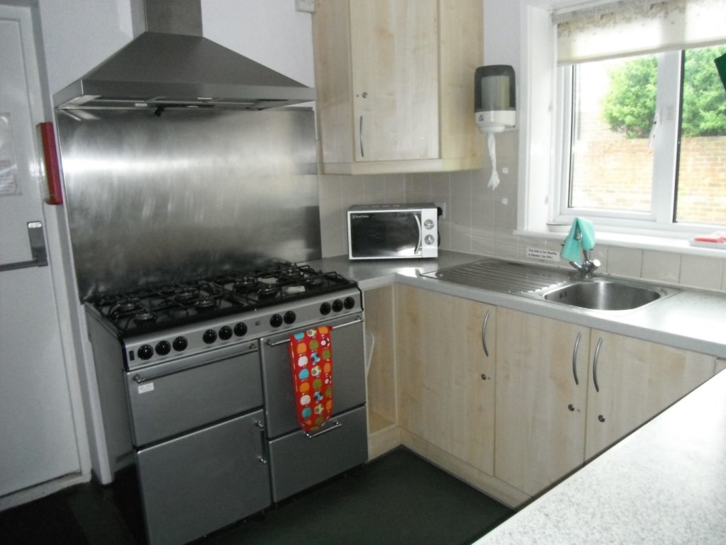 The large double cooker and microwave