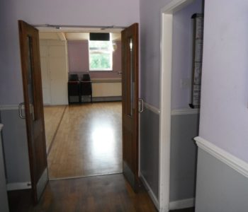 Wide double doors and level floors in main rooms